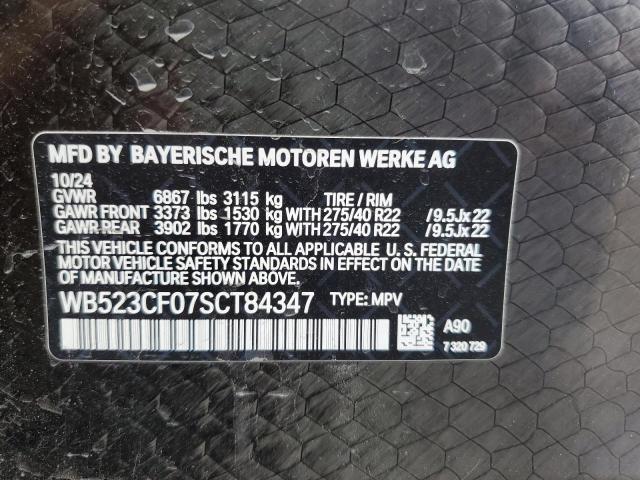 Продаж на аукціоні авто 2025 Bmw Ix, vin: WB523CF07SCT84347, номер лоту: 81038585