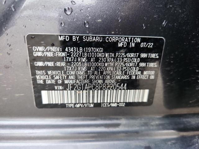 Продажа на аукционе авто 2023 Subaru Crosstrek, vin: JF2GTAPC8P8220544, номер лота: 80174195