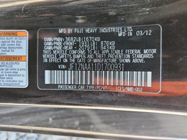 Aukcja sprzedaży 2013 Toyota Fr-s, vin: JF1ZNAA11D1700931, numer aukcji: 81671915