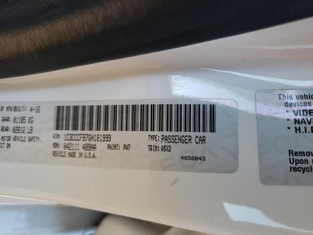 Aukcja sprzedaży 2016 Chrysler 200 Lx, vin: 1C3CCCFB7GN181999, numer aukcji: 80287955