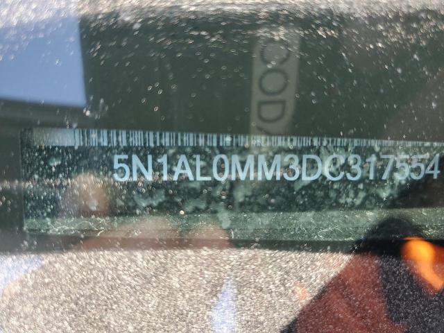 82091675 :رقم المزاد ، 5N1AL0MM3DC317554 vin ، 2013 Infiniti Jx35 مزاد بيع
