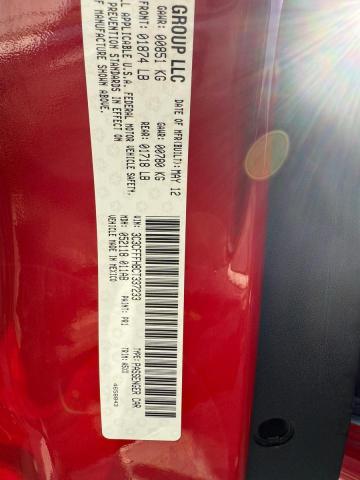 80952405 :رقم المزاد ، 3C3CFFFH8CT337233 vin ، 2012 Fiat 500 Abarth مزاد بيع