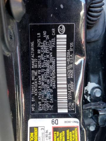 Продажа на аукционе авто 2022 Lexus Es 250 Bas, vin: 58AG11D15NU009821, номер лота: 84415545