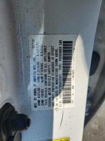 71215105 :رقم المزاد ، 1HGCR2F79DA203831 vin ، 2013 Honda Accord Ex مزاد بيع