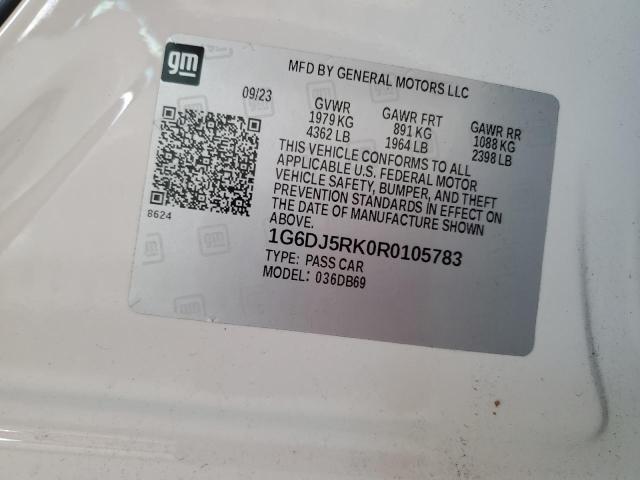 Продажа на аукционе авто 2024 Cadillac Ct4, vin: 1G6DJ5RK0R0105783, номер лота: 82107015