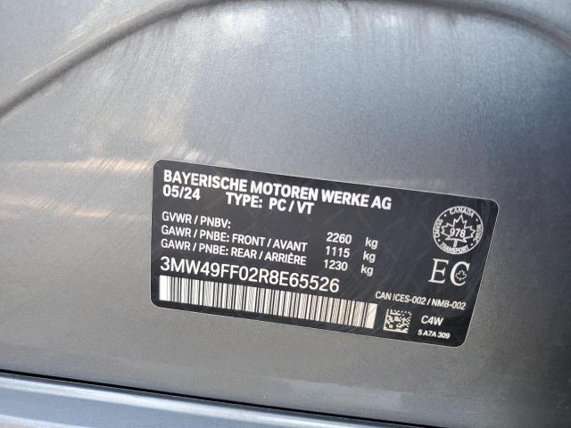 Aukcja sprzedaży 2024 Bmw M340xi, vin: 3MW49FF02R8E65526, numer aukcji: 81385475