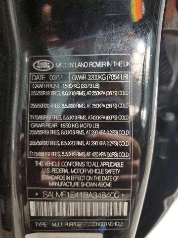 Продажа на аукционе авто 2009 Land Rover Range Rvr, vin: SALMF1E41BA348400, номер лота: 81210175