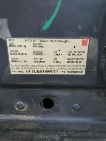 Aukcja sprzedaży 2013 Tesla Model S, vin: 5YJSA1CPXDFP07277, numer aukcji: 82079525