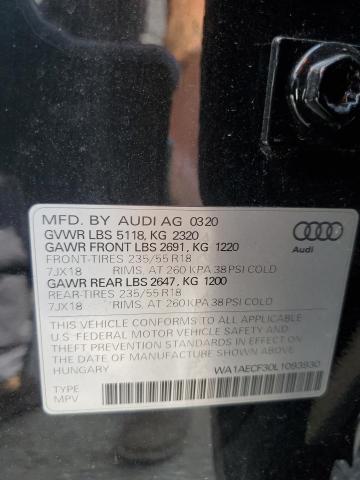 Aukcja sprzedaży 2020 Audi Q3 Premium, vin: WA1AECF30L1093930, numer aukcji: 71839445