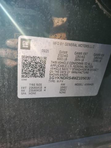 84731025 :رقم المزاد ، 1GYKNDRS4MZ105030 vin ، 2021 Cadillac Xt5 مزاد بيع