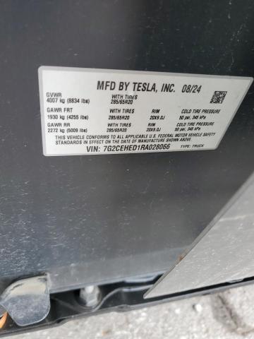 Продажа на аукционе авто 2024 Tesla Cybertruck, vin: 7G2CEHED1RA028066, номер лота: 81125645