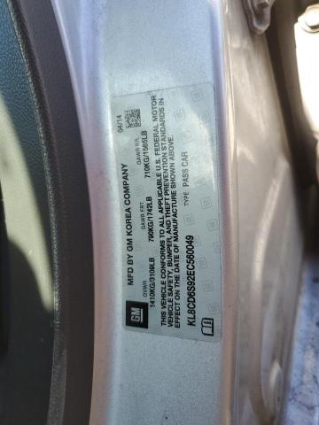 Продаж на аукціоні авто 2014 Chevrolet Spark, vin: KL8CD6S92EC560049, номер лоту: 71707875