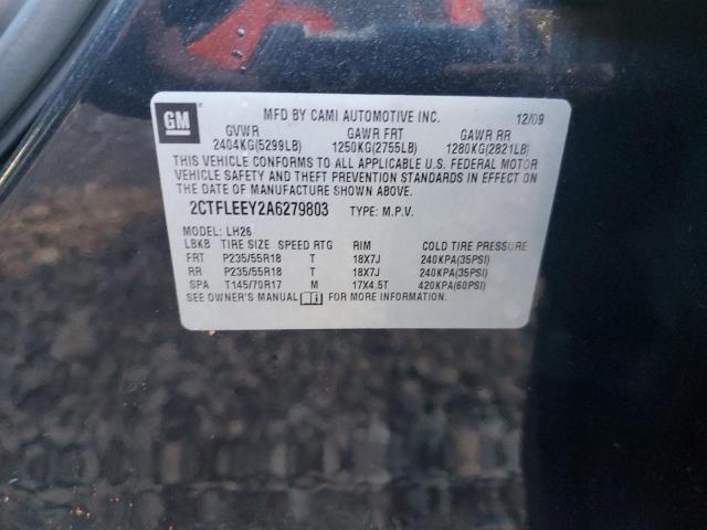Aukcja sprzedaży 2010 Gmc Terrain Sl, vin: 2CTFLEEY2A6279803, numer aukcji: 83769105