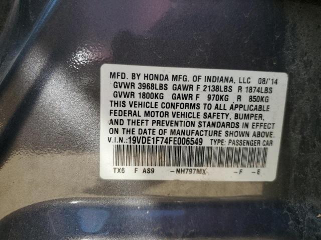 Aukcja sprzedaży 2015 Acura Ilx, vin: 19VDE1F74FE006549, numer aukcji: 69498545
