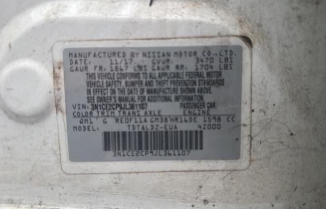 Aukcja sprzedaży 2018 Nissan Versa Note, vin: 3N1CE2CP9JL361107, numer aukcji: 84903945
