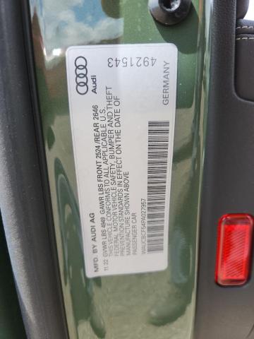 Продажа на аукционе авто 2023 Audi A5, vin: WAUCBCF54PA027957, номер лота: 80157735