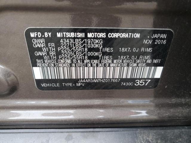 Продаж на аукціоні авто 2017 Mitsubishi Outlander Sport, vin: JA4AR3AW7HZ017667, номер лоту: 83780985