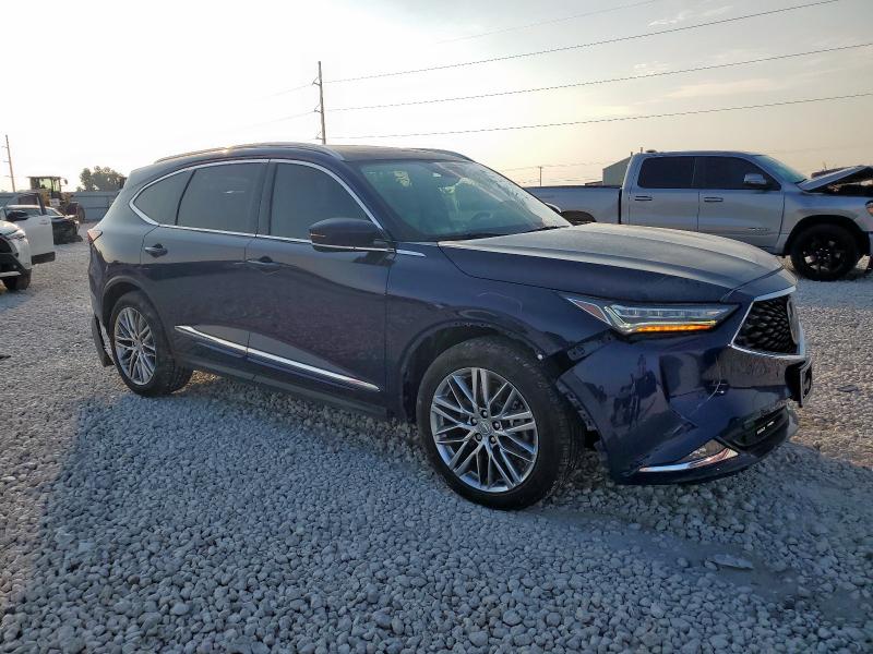 2022 Acura Mdx Advanc მანქანა იყიდება აუქციონზე, vin: 5J8YE1H87NL021486, აუქციონის ნომერი: 81494175