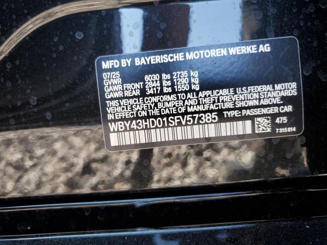 Продажа на аукционе авто 2025 Bmw I4 Xdrive, vin: WBY43HD01SFV57385, номер лота: 80749685