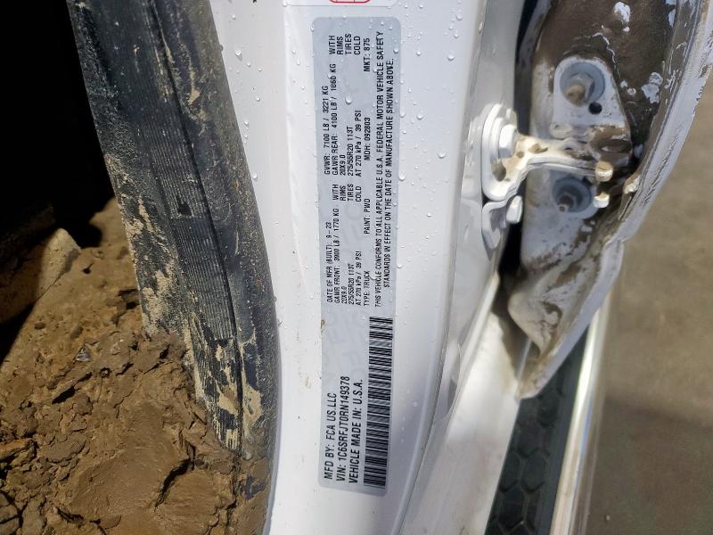 71097975 :رقم المزاد ، 1C6SRFJT0RN149378 vin ، 2024 Ram 1500 Laram مزاد بيع