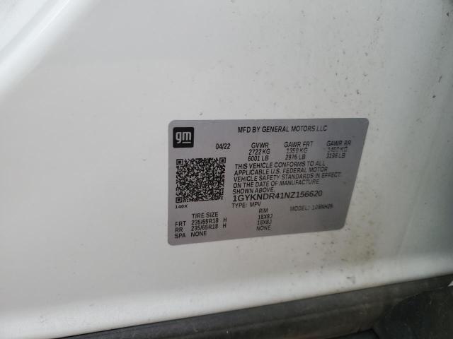 Aukcja sprzedaży 2022 Cadillac Xt5 Premiu, vin: 1GYKNDR41NZ156620, numer aukcji: 71413515