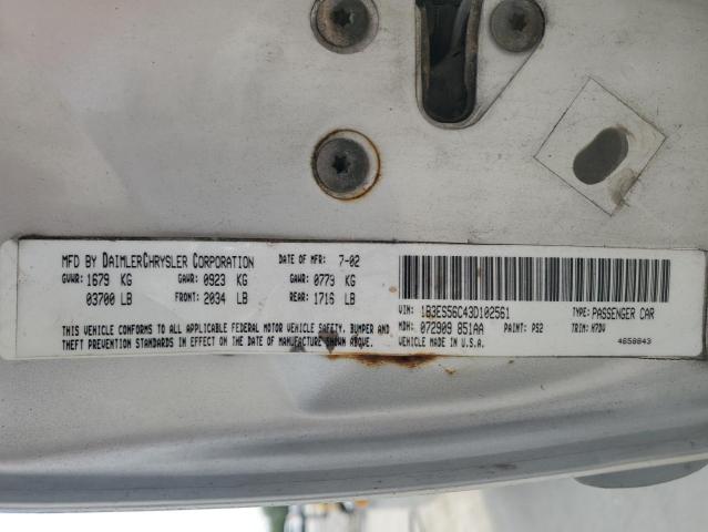 71547095 :رقم المزاد ، 1B3ES56C43D102561 vin ، 2003 Dodge Neon مزاد بيع