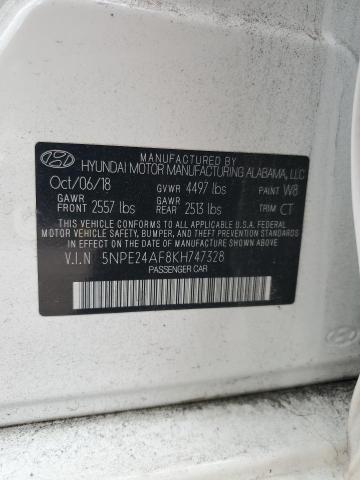 Aukcja sprzedaży 2019 Hyundai Sonata Se, vin: 5NPE24AF8KH747328, numer aukcji: 80536515