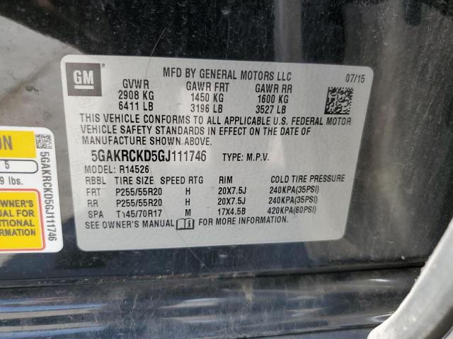 Продаж на аукціоні авто 2016 Buick Enclave, vin: 5GAKRCKD5GJ111746, номер лоту: 71284035