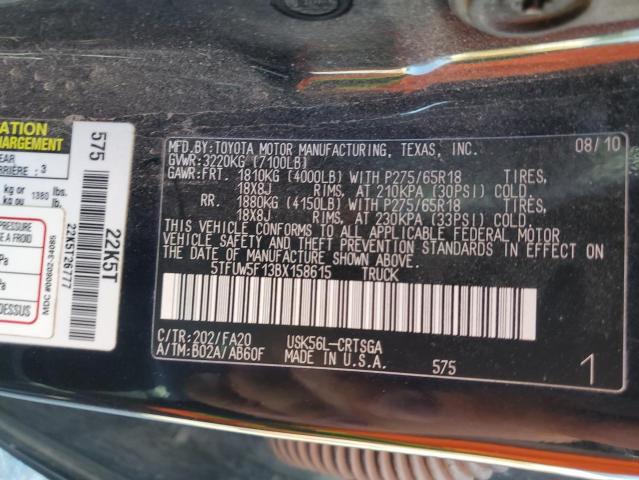 Продажа на аукционе авто 2011 Toyota Tundra Dou, vin: 5TFUW5F13BX158615, номер лота: 80398785