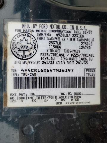 Продаж на аукціоні авто 1997 Mazda B4000, vin: 4F4CR16X6VTM36197, номер лоту: 82113765
