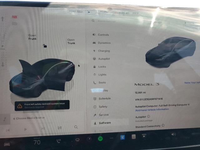 83764445 :رقم المزاد ، 5YJ3E1EA5RF871416 vin ، 2024 Tesla Model 3 مزاد بيع