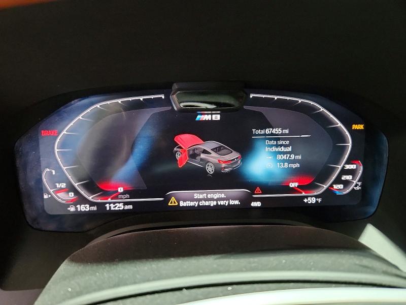 2020 Bmw M8 მანქანა იყიდება აუქციონზე, vin: WBSAE0C02LCD15429, აუქციონის ნომერი: 69824886