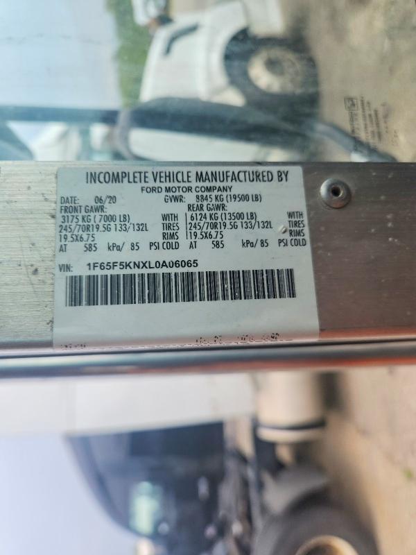 Aukcja sprzedaży 2020 Ford F59, vin: 1F65F5KNXL0A06065, numer aukcji: 66937676