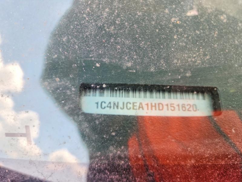 69348726 :رقم المزاد ، 1C4NJCEA1HD151620 vin ، 2017 Jeep Compass مزاد بيع
