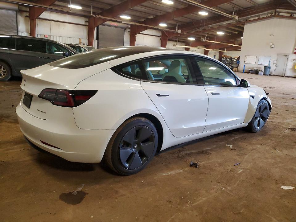 69789816 :رقم المزاد ، 5YJ3E1EBXMF091994 vin ، 2021 Tesla Model 3 مزاد بيع