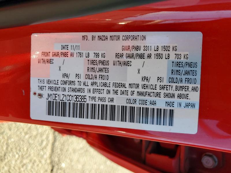 Продажа на аукционе авто 2012 Mazda Mazda2, vin: JM1DE1LZ1C0136385, номер лота: 68041426