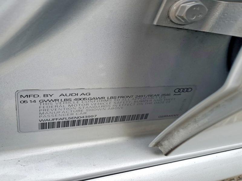 Продаж на аукціоні авто 2014 Audi A4, vin: WAUFFAFL5EN043997, номер лоту: 68772176
