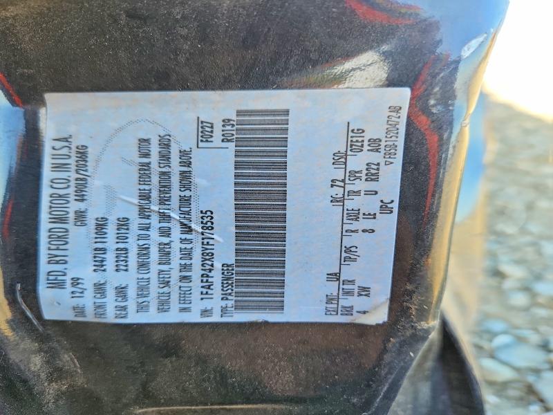 Продаж на аукціоні авто 2000 Ford Mustang, vin: 1FAFP42X8YF178535, номер лоту: 66141126
