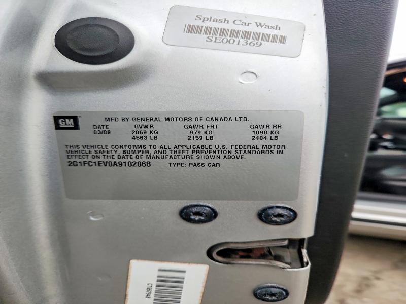 2010 Chevrolet Camaro მანქანა იყიდება აუქციონზე, vin: 2G1FC1EV0A9102068, აუქციონის ნომერი: 69222816
