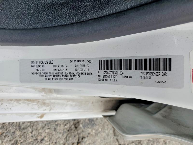2015 Chrysler 200 მანქანა იყიდება აუქციონზე, vin: 1C3CCCCG6FN711264, აუქციონის ნომერი: 68259936