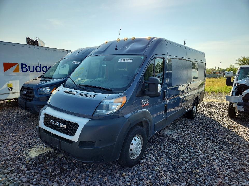 64736176 :رقم المزاد ، 3C6MRVJG3ME541287 vin ، 2021 Ram Promaster 3500 مزاد بيع