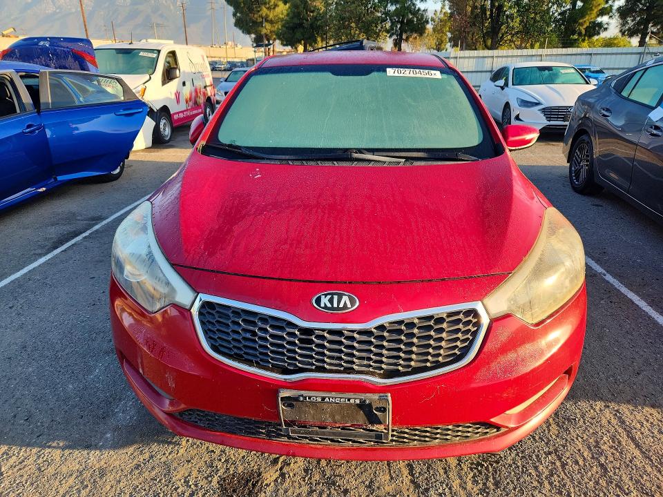 70270456 :رقم المزاد ، KNAFX4A62E5182209 vin ، 2014 Kia Forte مزاد بيع