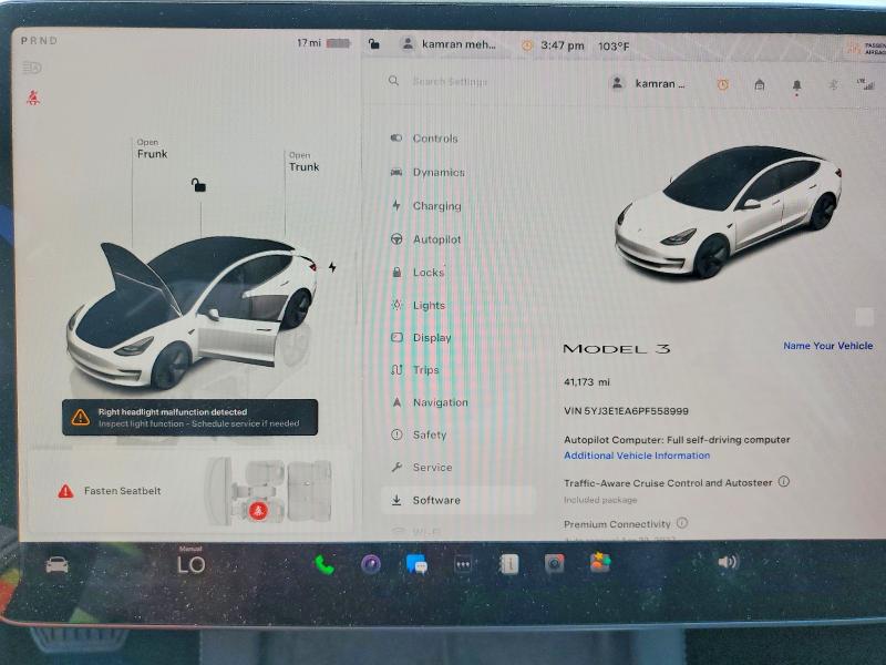 Продажа на аукционе авто 2023 Tesla Model 3, vin: 5YJ3E1EA6PF558999, номер лота: 66860946