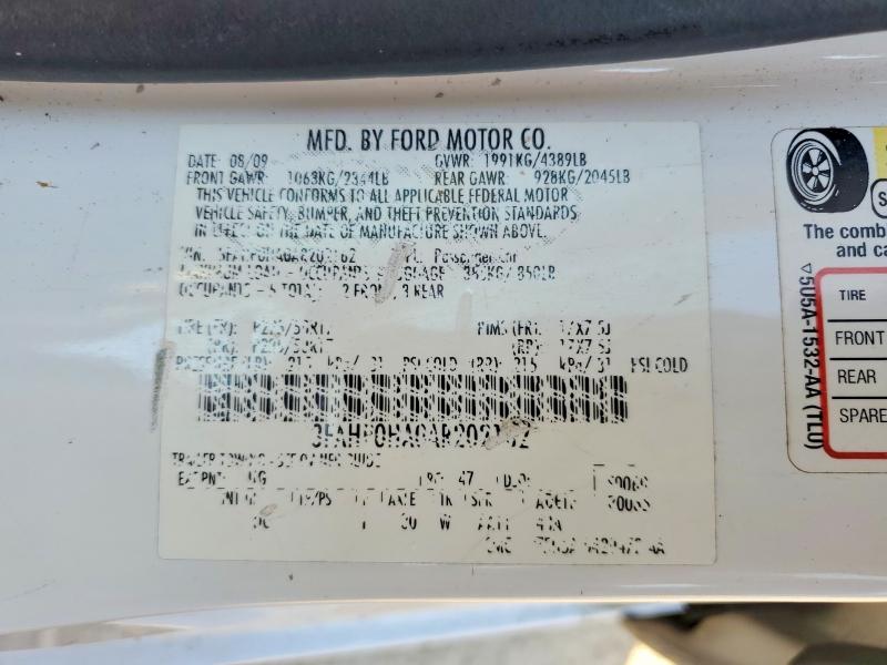 Aukcja sprzedaży 2010 Ford Fusion, vin: 3FAHP0HA0AR202162, numer aukcji: 67449916