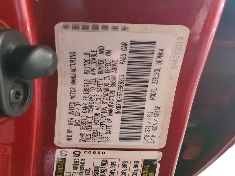 Продажа на аукционе авто 2007 Toyota Corolla, vin: 1NXBR30E57Z868313, номер лота: 70837546