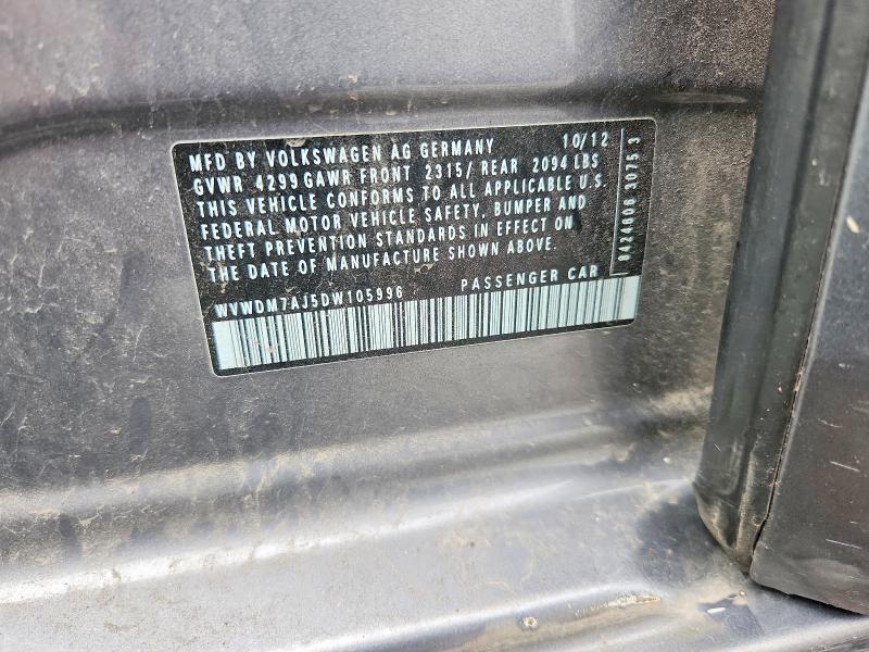 Aukcja sprzedaży 2013 Volkswagen Golf, vin: WVWDM7AJ5DW105996, numer aukcji: 68586816