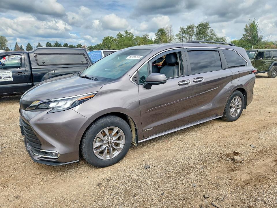 2021 Toyota Sienna მანქანა იყიდება აუქციონზე, vin: 5TDYSKFC9MS040283, აუქციონის ნომერი: 69456266