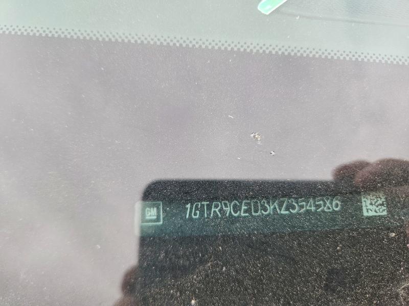 71020536 :رقم المزاد ، 1GTR9CED3KZ354586 vin ، 2019 Gmc Sierra مزاد بيع