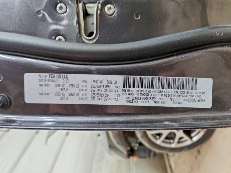 Продаж на аукціоні авто 2017 Dodge Journey, vin: 3C4PDDEG4HT615357, номер лоту: 67452196