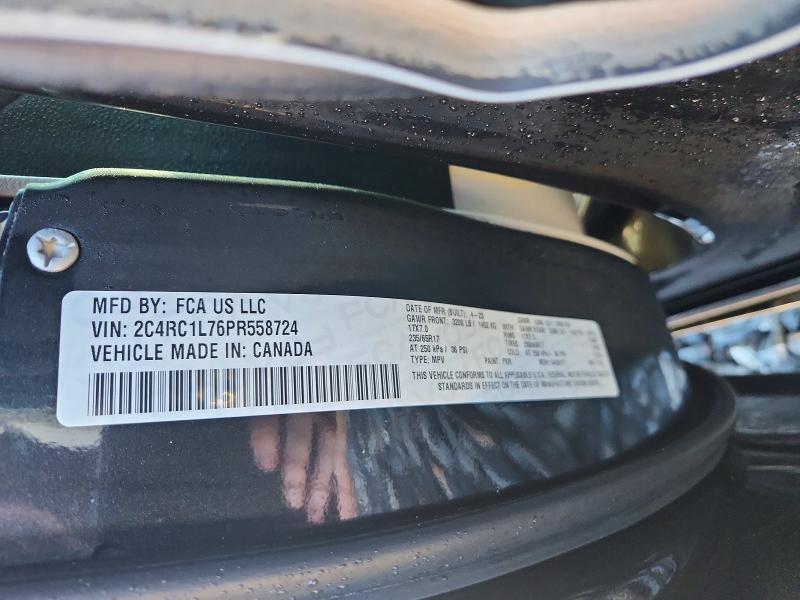 Продажа на аукционе авто 2023 Chrysler Pacifica, vin: 2C4RC1L76PR558724, номер лота: 69520906
